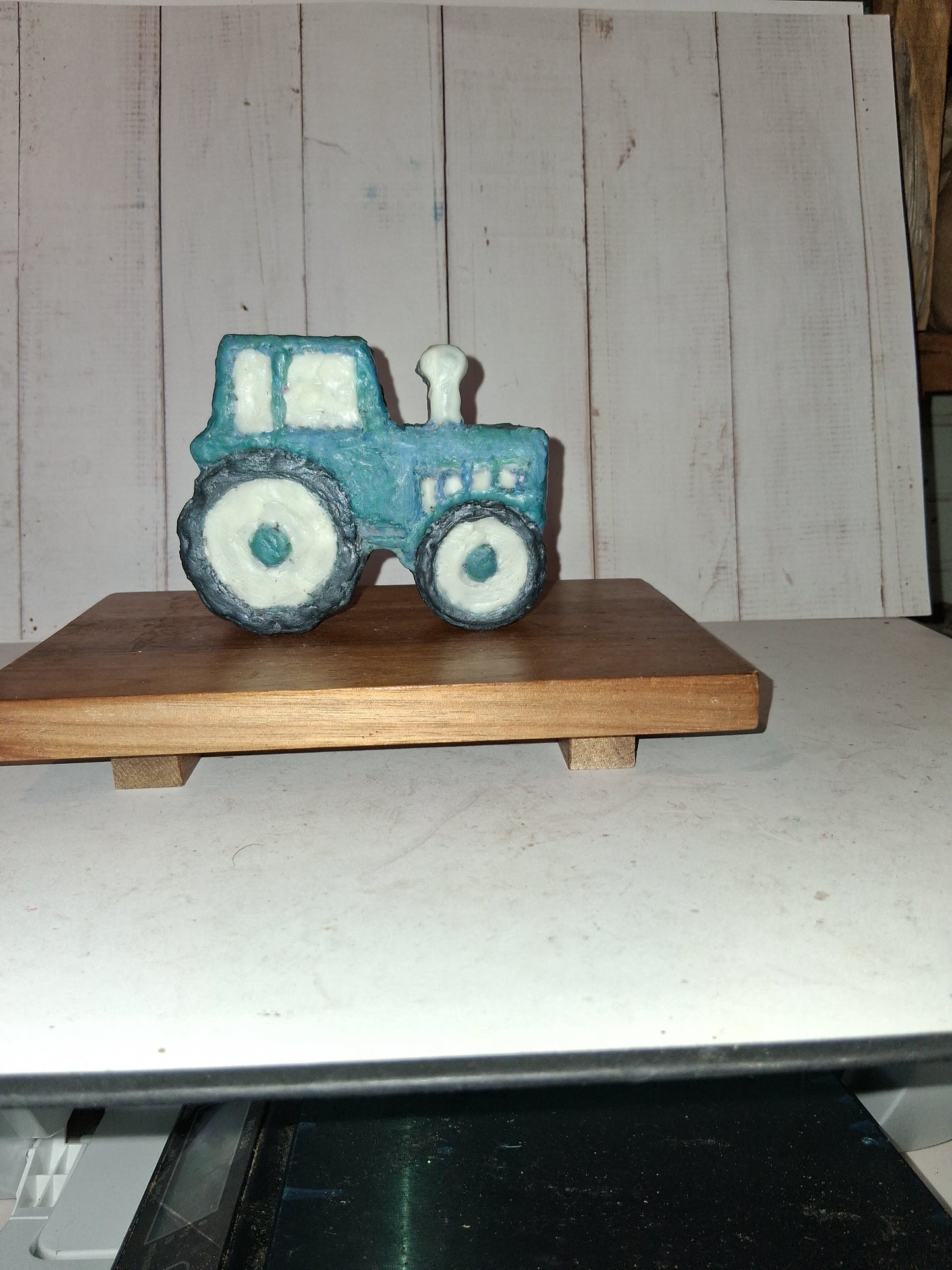 Mini Mud‑Buster Goat Soap Tractor - Orchard