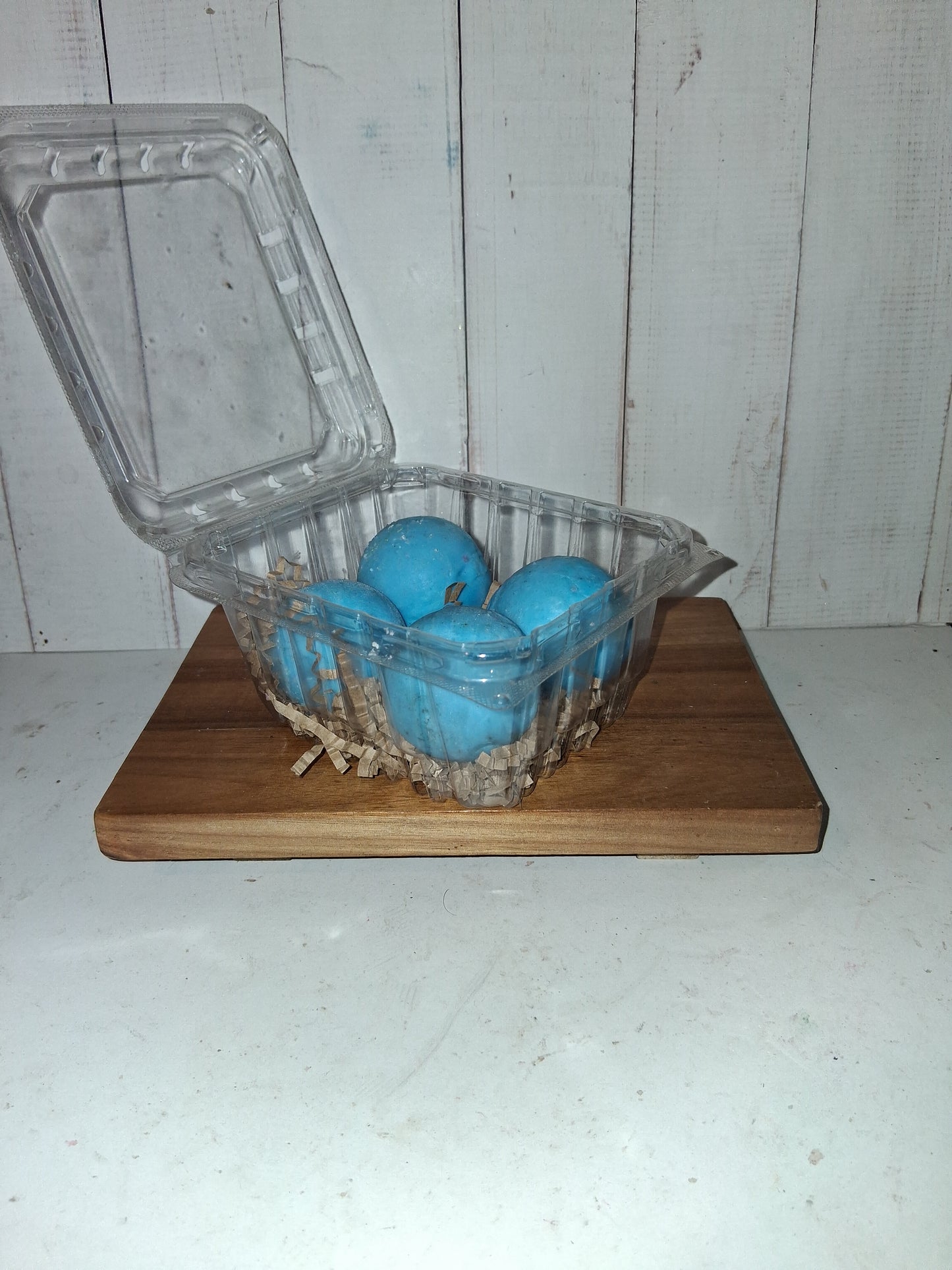 4 pack - Blueberry Shaped and Scented Goat Soap
