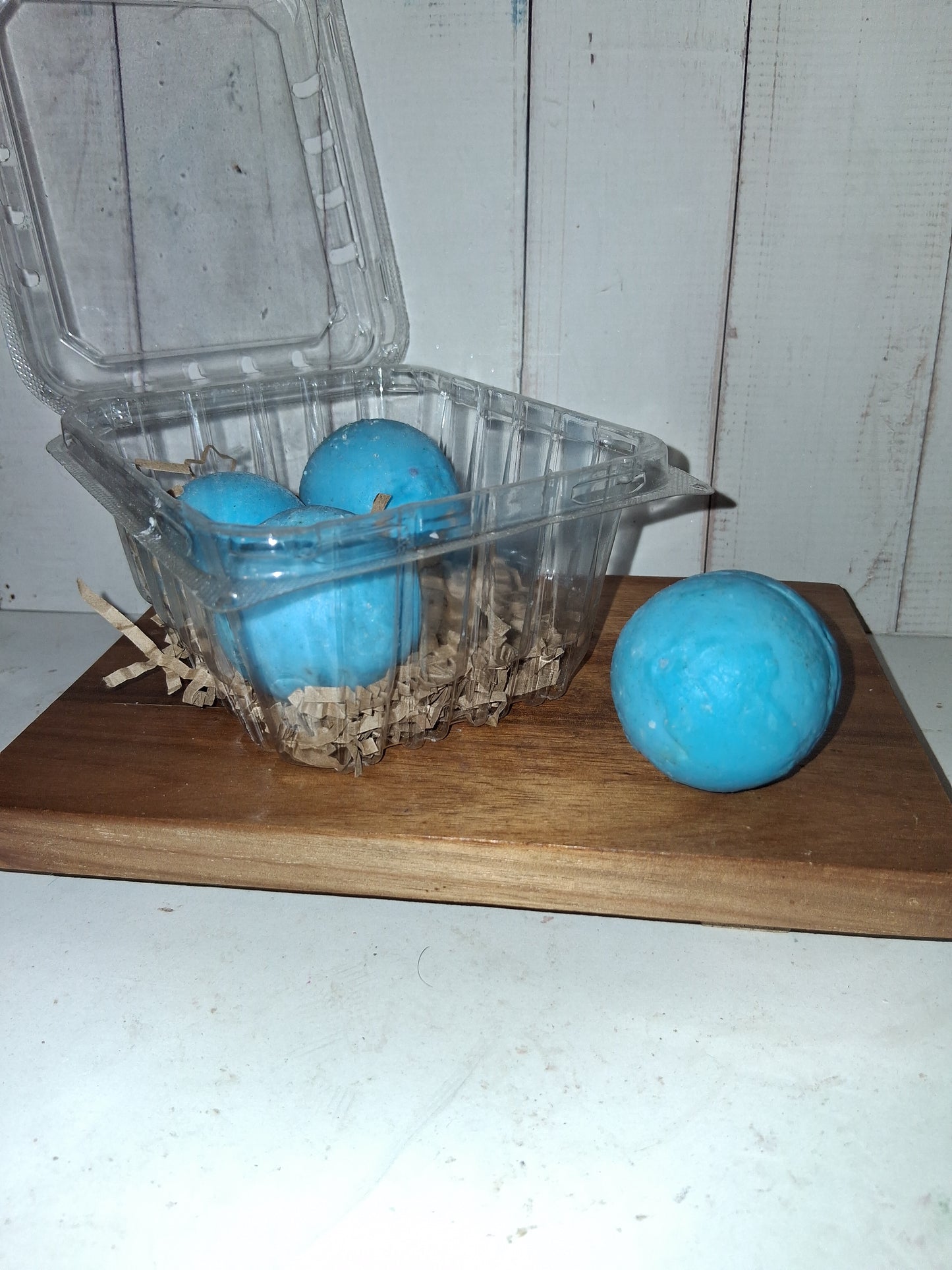 4 pack - Blueberry Shaped and Scented Goat Soap