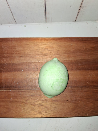 4 pack - Half Lime Shaped and Scented Goat Soap
