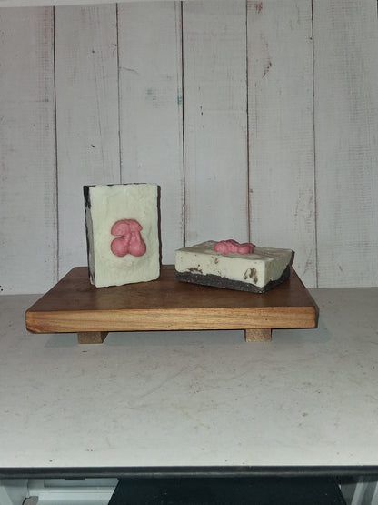 Cherry Cheesecake with Chocolate Frosting Goat Soap (2-Pack)