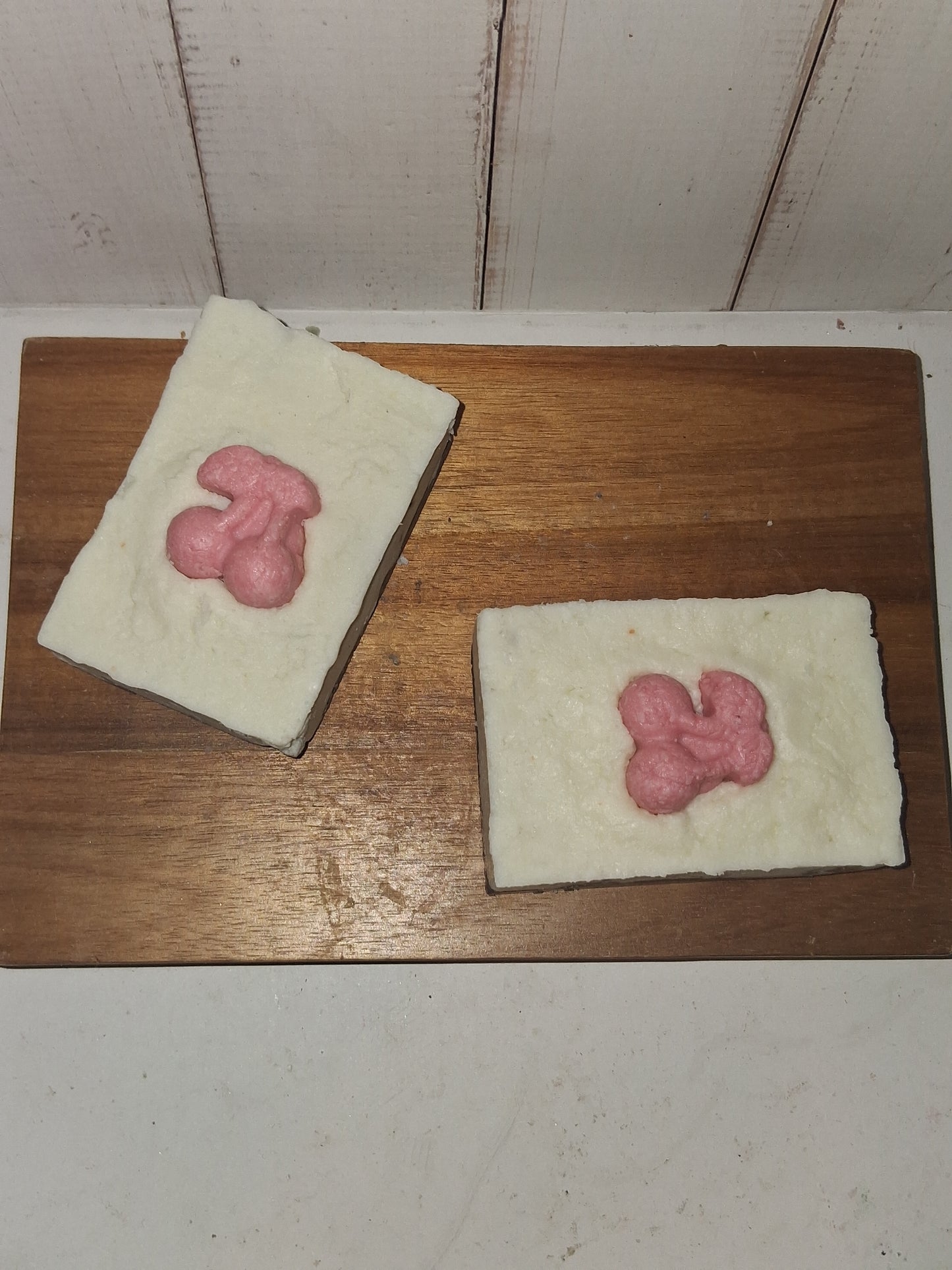 Cherry Cheesecake with Chocolate Frosting Goat Soap (2-Pack)