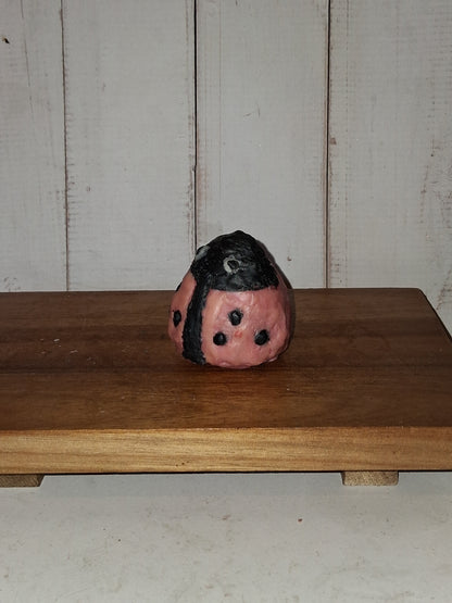 Chocolate‑Dipped Strawberry Ladybug Goat Milk Soap (4-Pack)