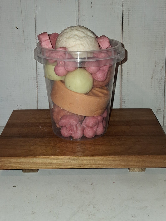Cherry Berry Cherub Cocktail Goat Soap Set