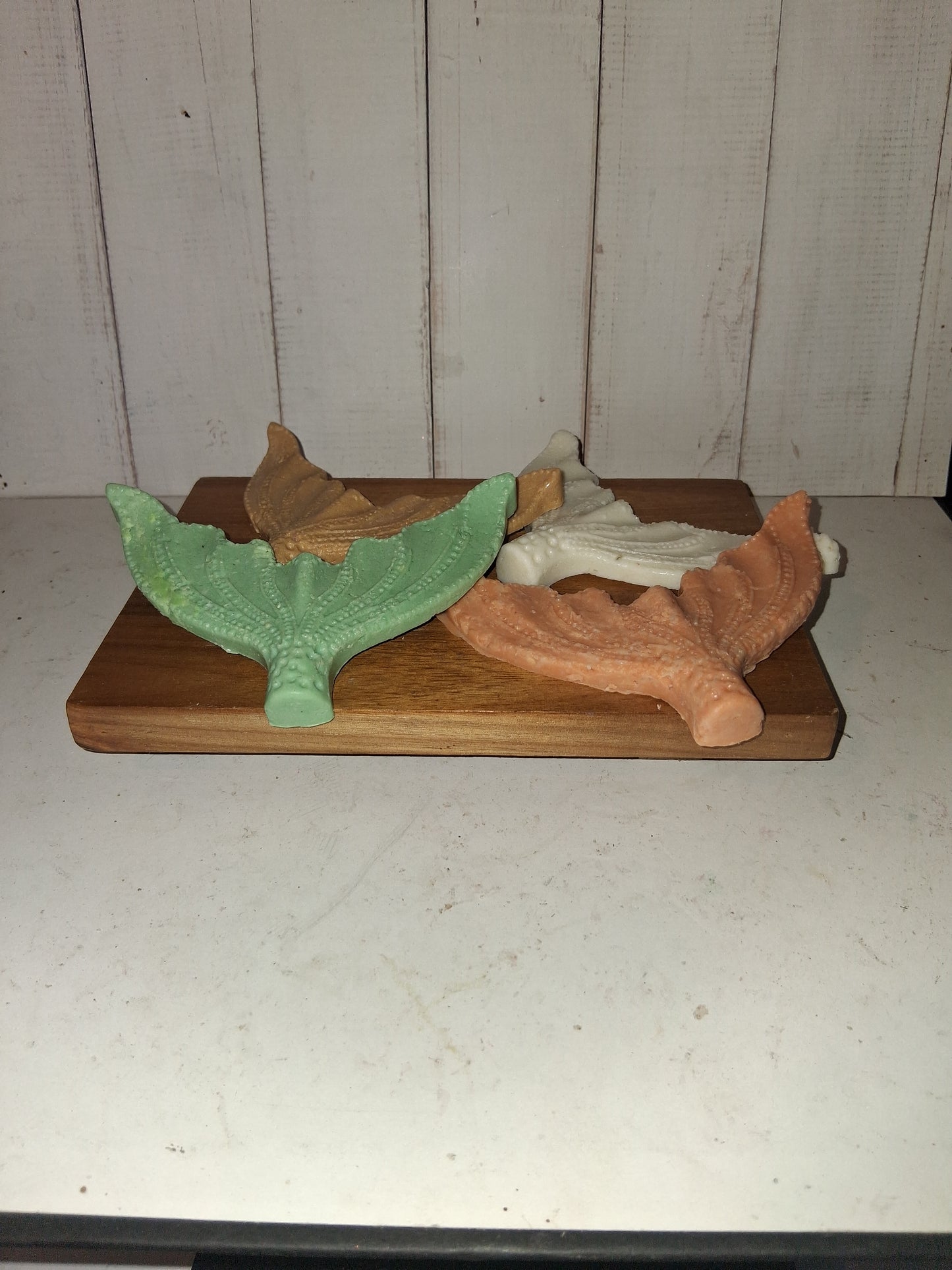 4 pack Mermaid Tails Goat Soap Bars - Tropical