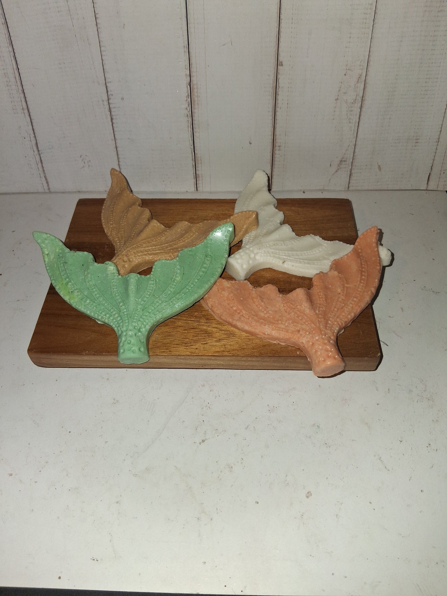 4 pack Mermaid Tails Goat Soap Bars - Tropical