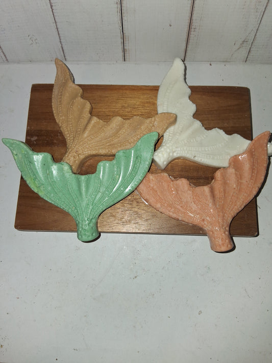 4 pack Mermaid Tails Goat Soap Bars - Tropical