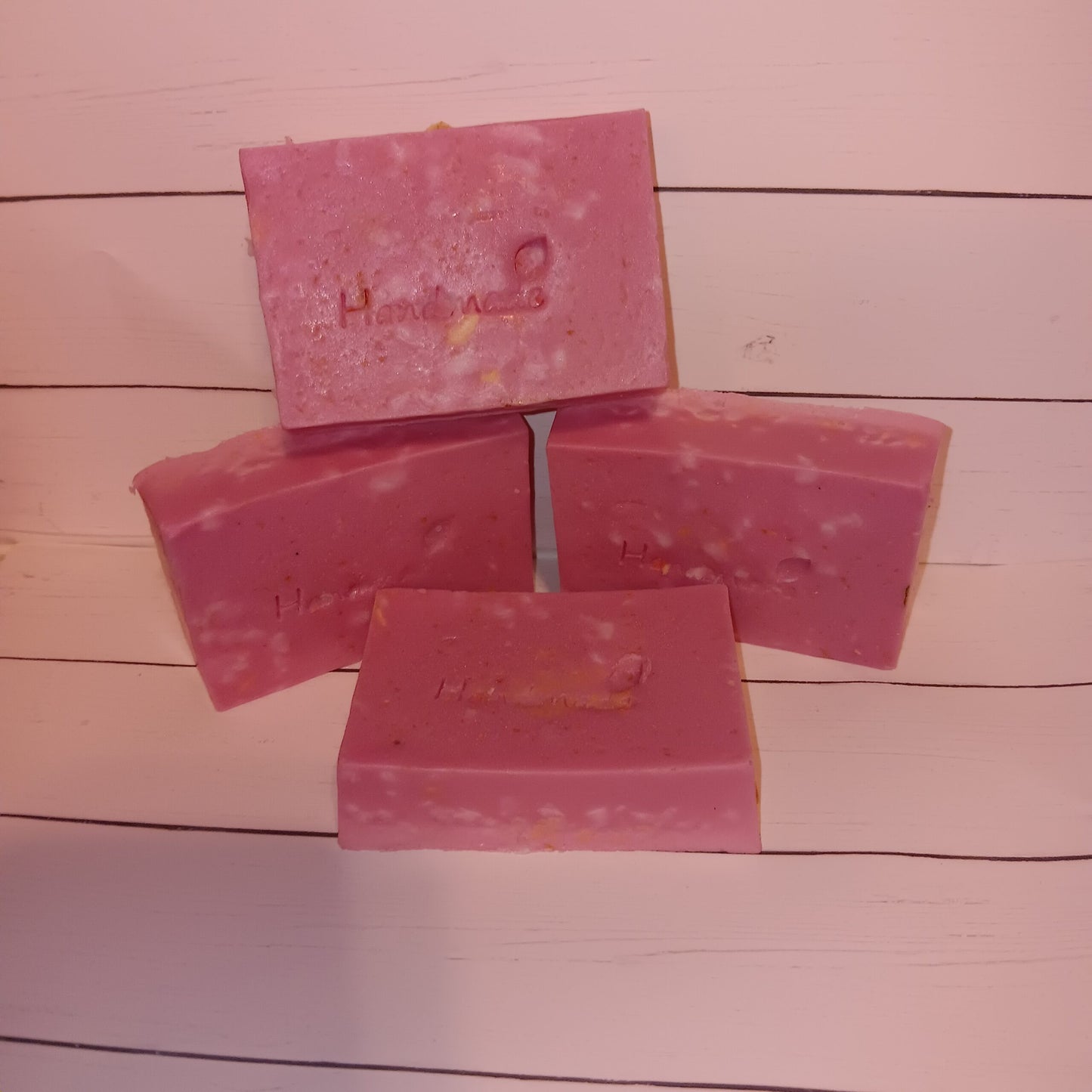 4 pack - Handmade Hello Hawaii Goat's Milk Soap refreshing scent of hyacinth, mint, eucalyptus, and ylang ylang