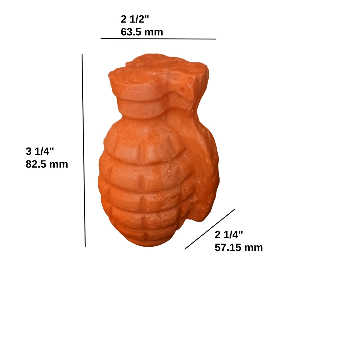 grenade size guide