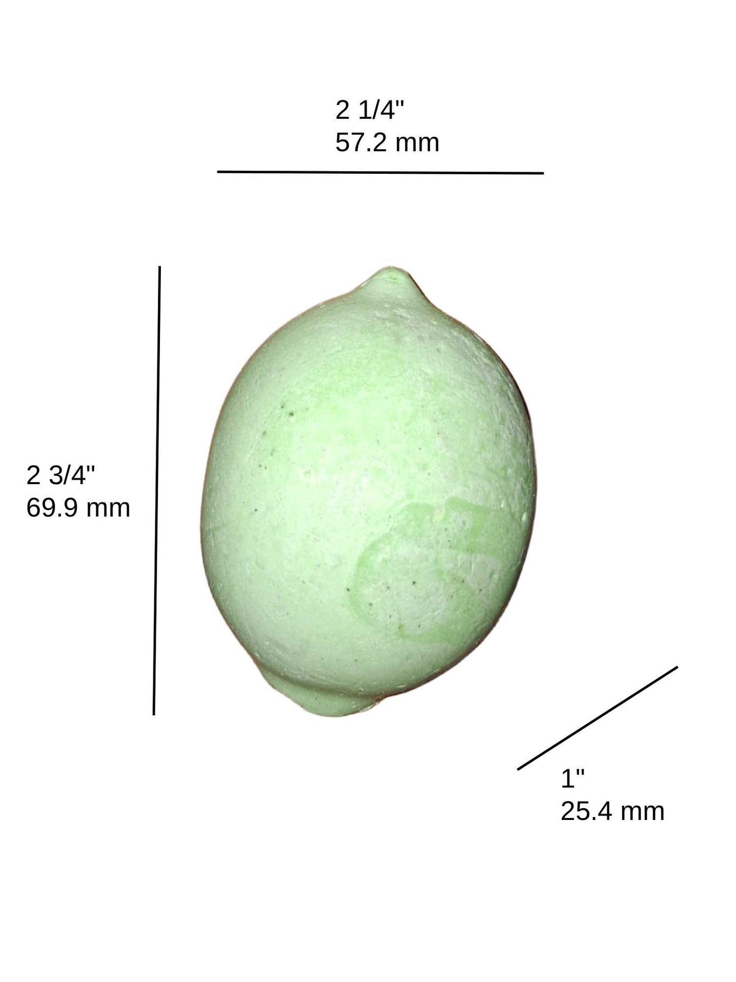 4 pack - Half Lime Shaped and Scented Goat Soap
