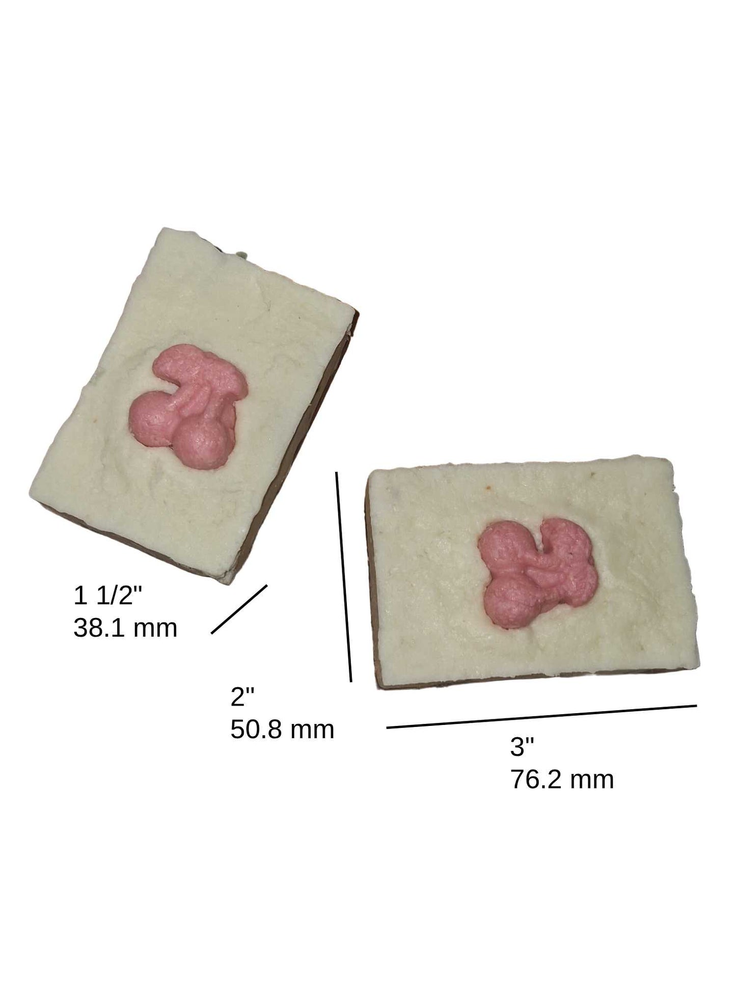 Cherry Cheesecake with Chocolate Frosting Goat Soap (2-Pack)