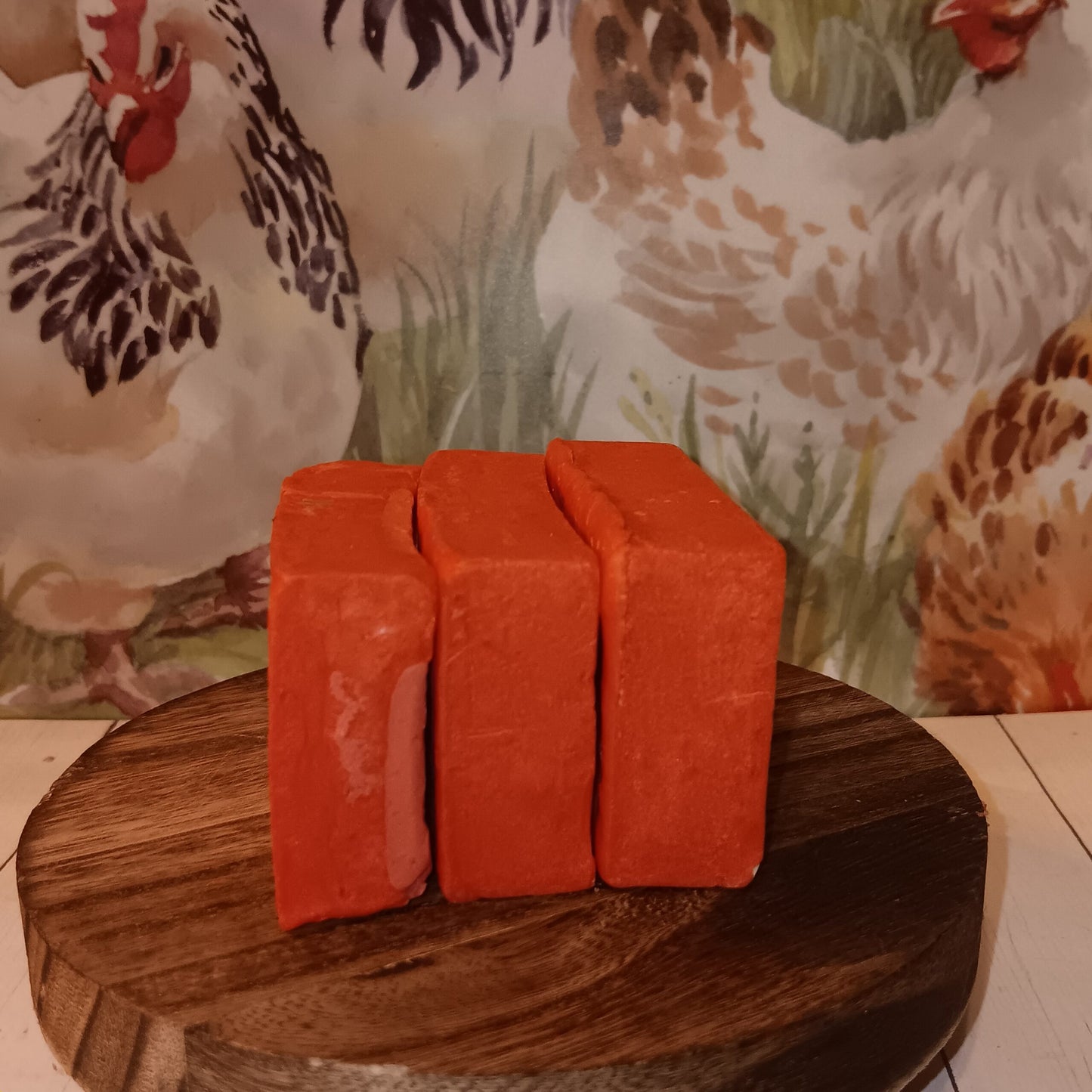 4 pack - Handmade Apple Scented Goat's Milk Soap 