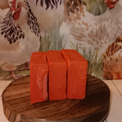 4 pack - Handmade Apple Scented Goat's Milk Soap 