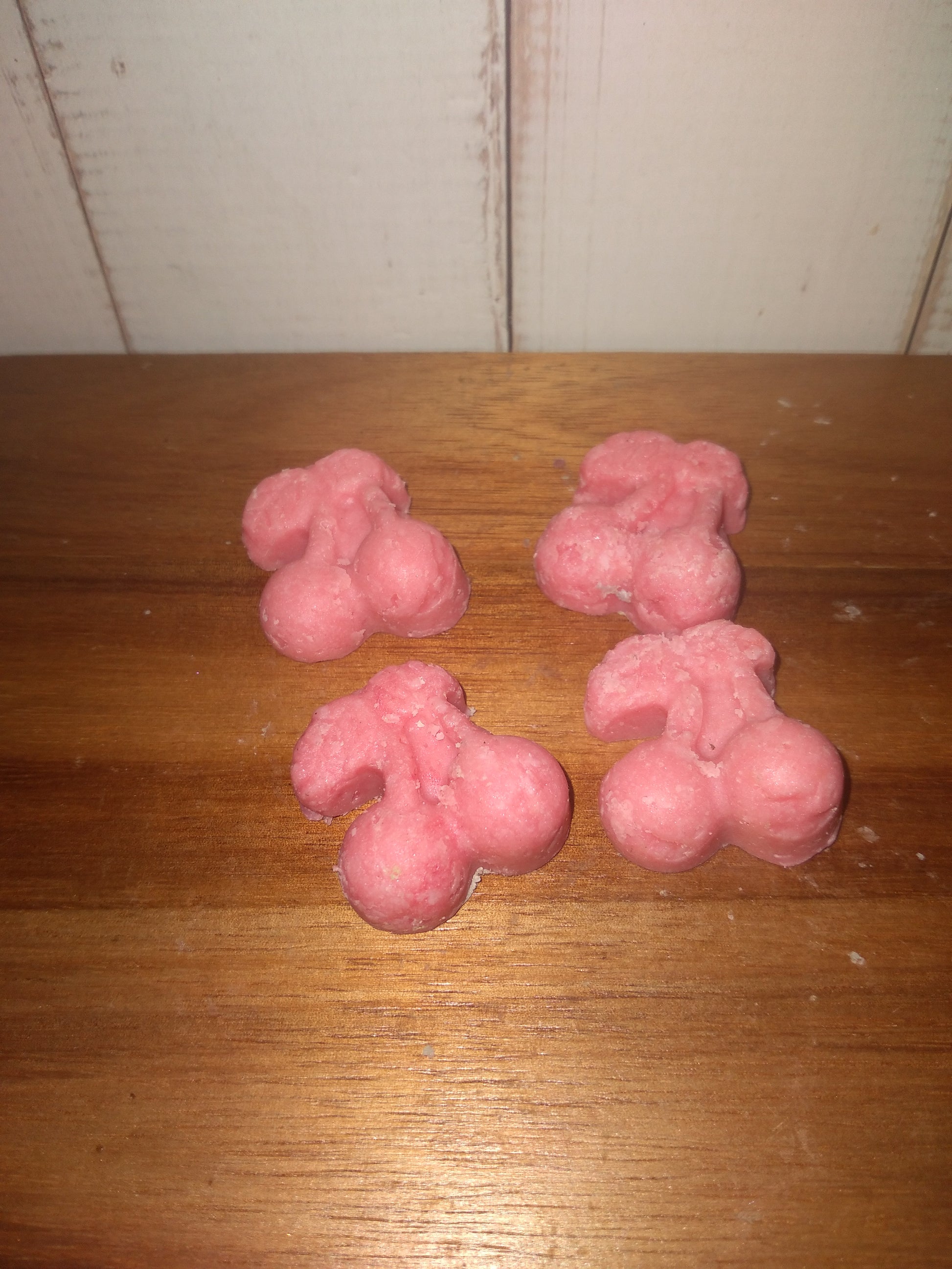 fruit shaped and scented goat milk soap