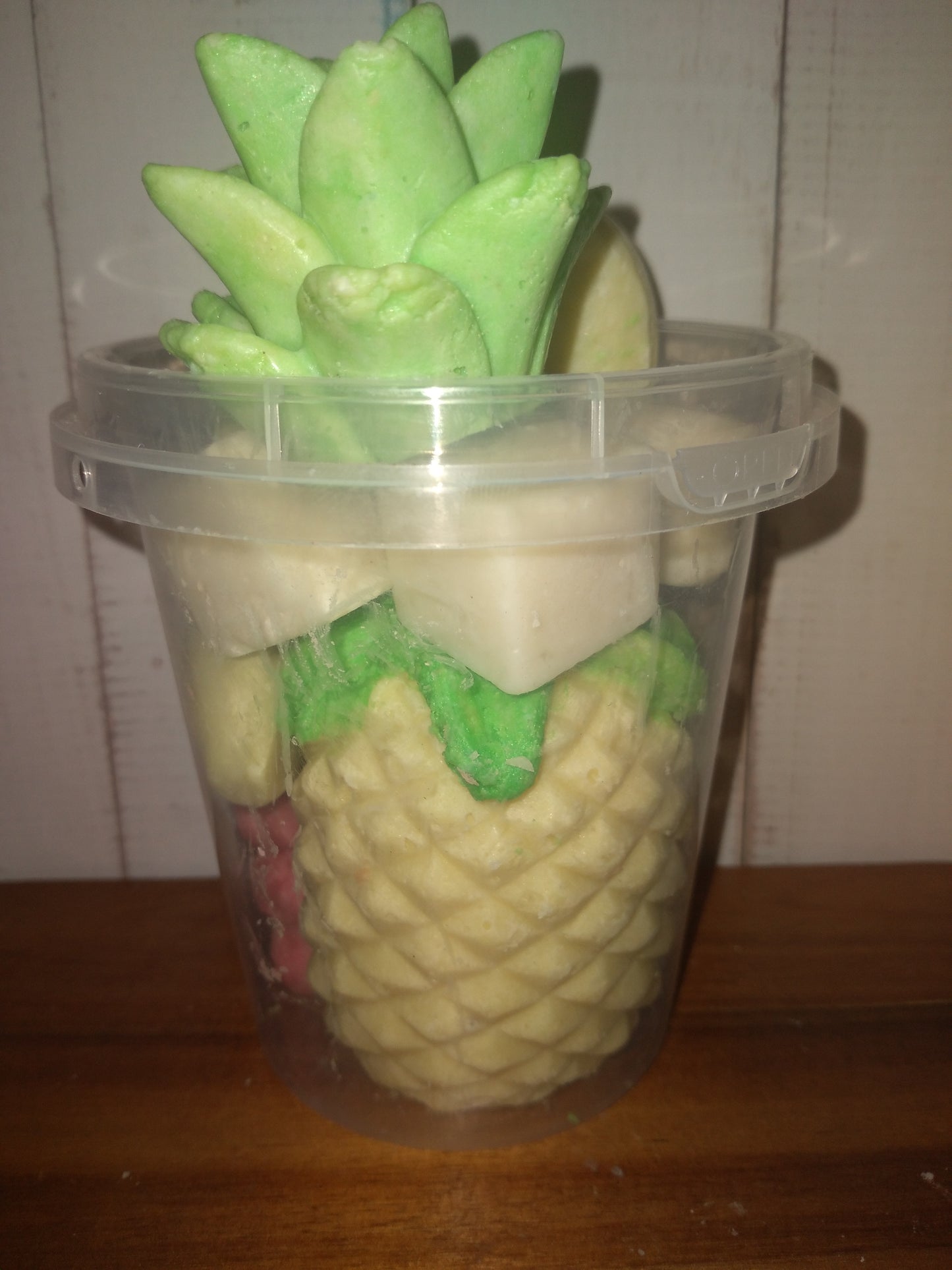 tropical and citrus scented goats milk soap