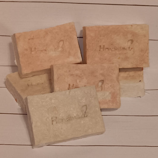 4 pack - Handmade Beach Coconut Goat's Milk Soap refreshing scents of coconut, orange, jasmine, vanilla, and musk
