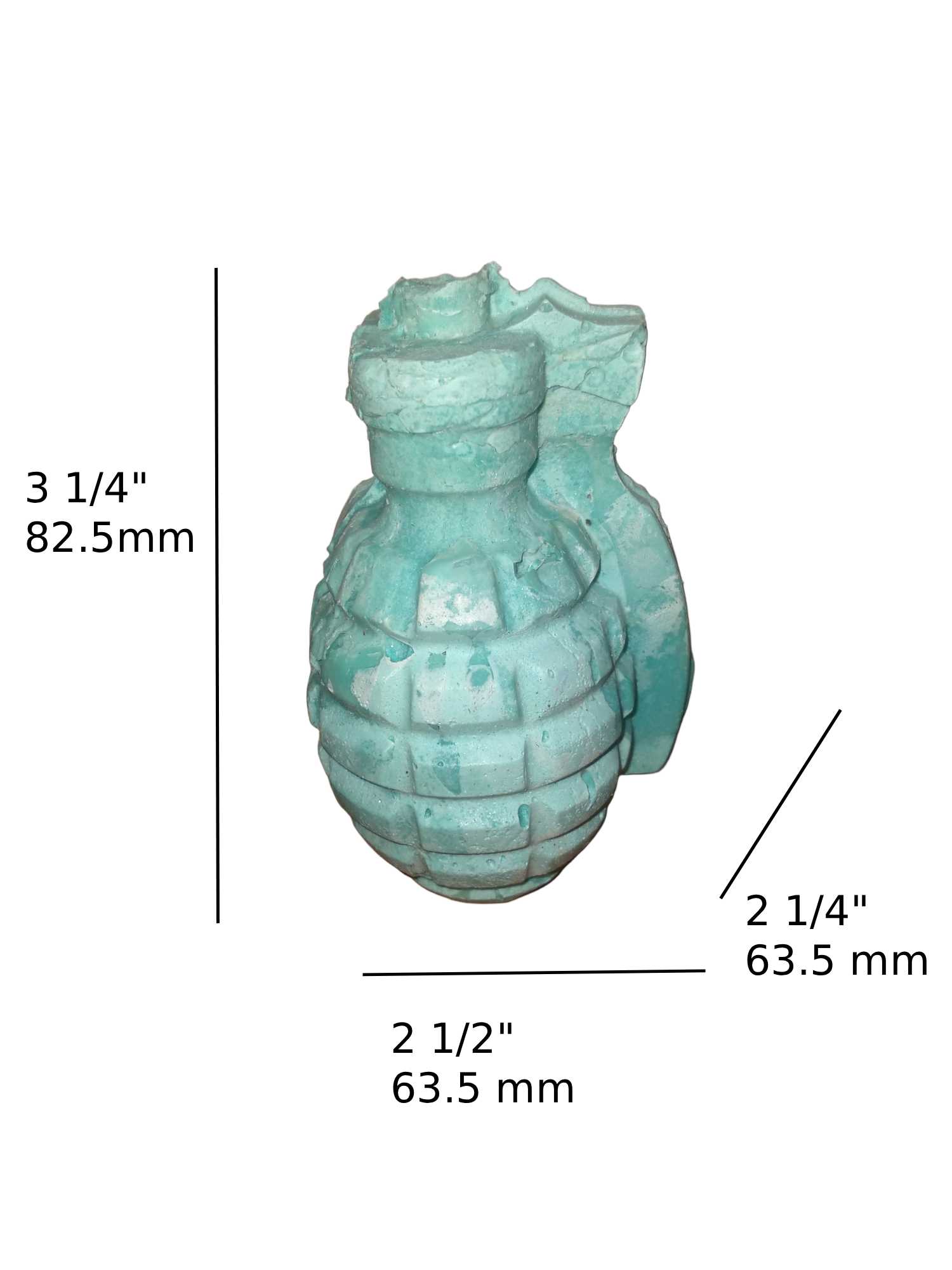 grenade goat soap size guide