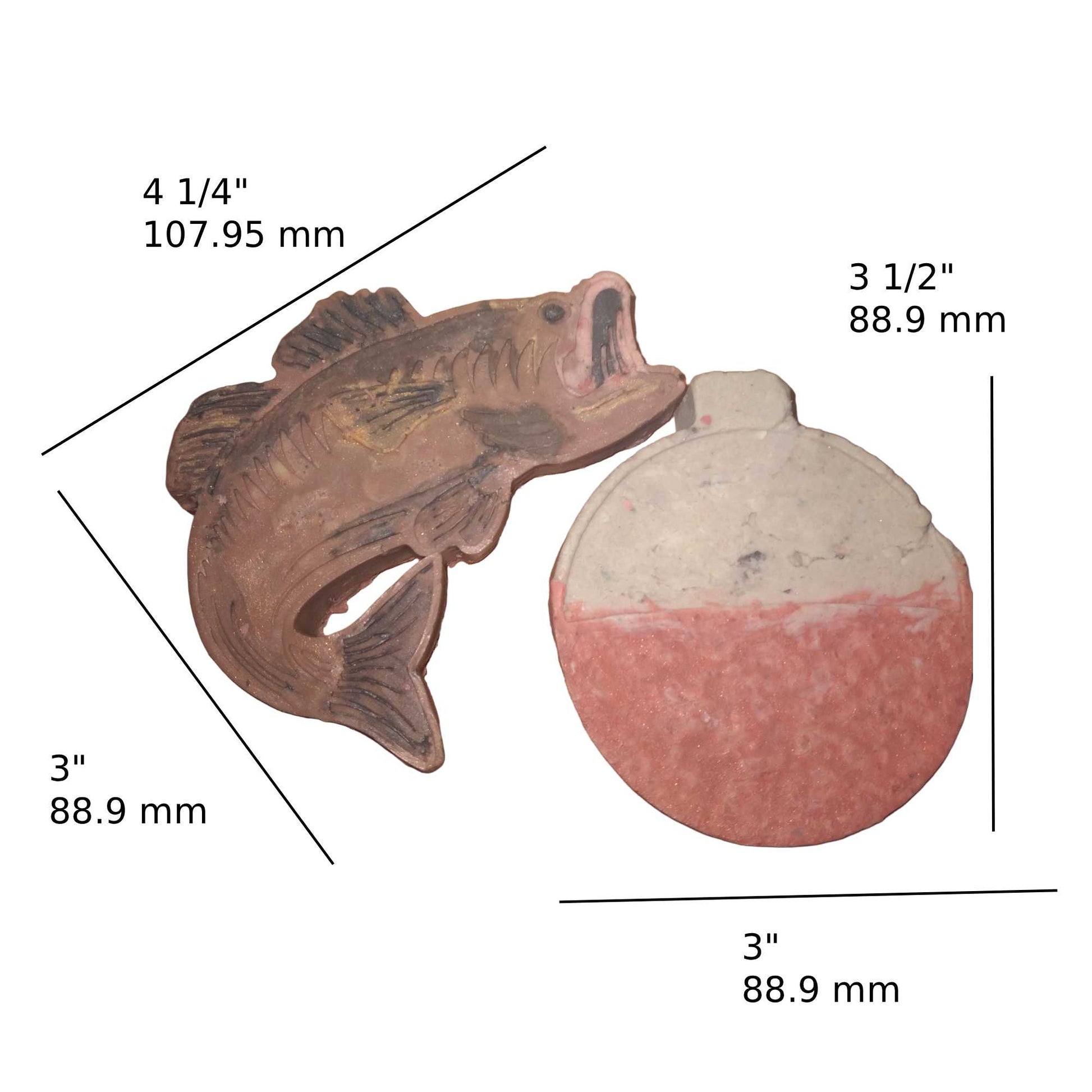 fish and bobber give set for men - goat soap