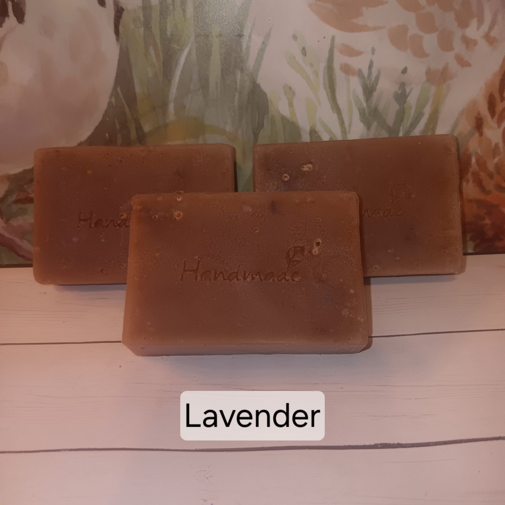 4 pack - Handmade Lavender Scented Goat's Milk Soap