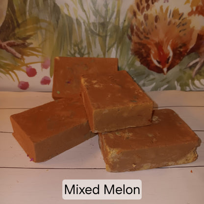4 pack - Handmade Mixed Melon Scented Goat's Milk Soap
