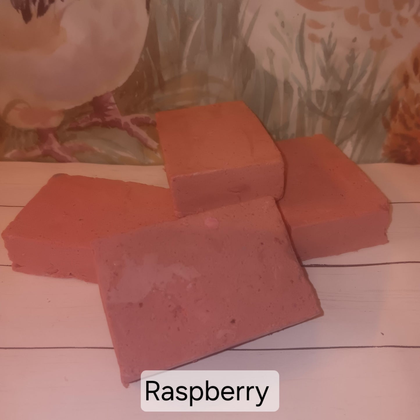4 pack - Handmade Raspberry Scented Goat's Milk Soap