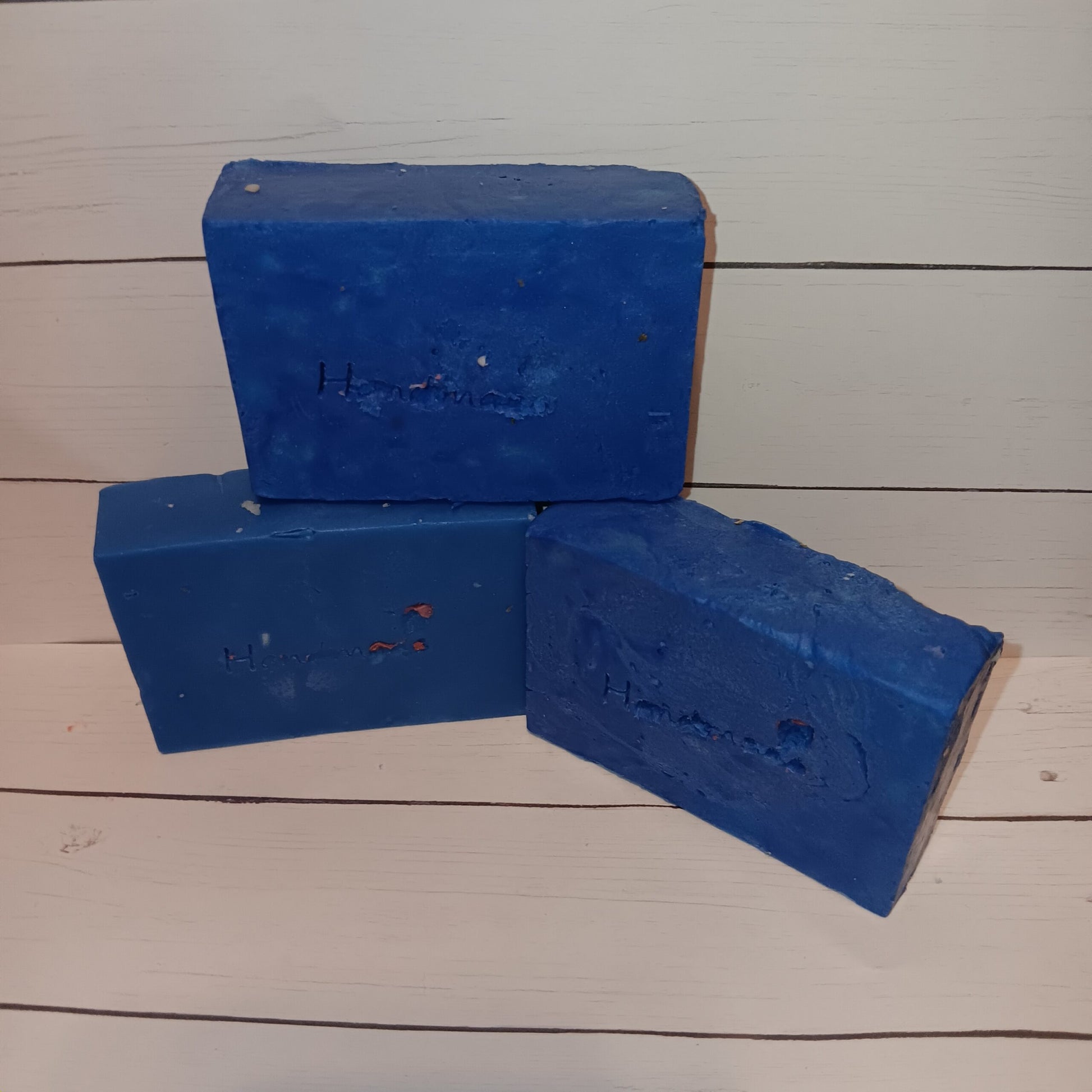 4 pack - Handmade Blue Hawaii Goat's Milk Soap tropical symphony of hyacinth, mint, eucalyptus, ylang ylang, citrus, salty sea air, patchouli, and more