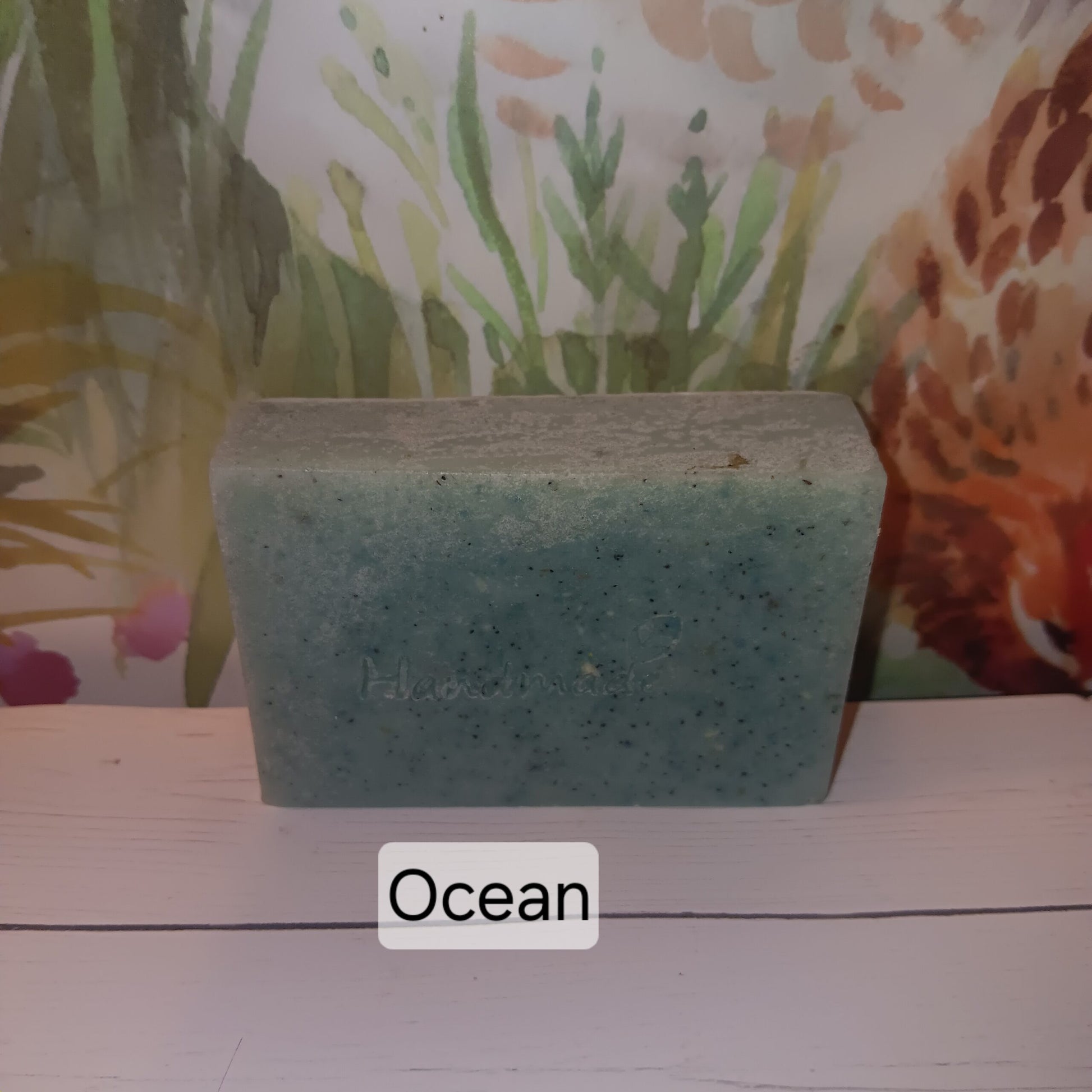 4 pack - Handmade Ocean Goat's Milk Soap scents of lime, bergamot, citronella, and ylang ylang