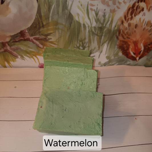 4 pack - Handmade Watermelon Scented Goat's Milk Soap